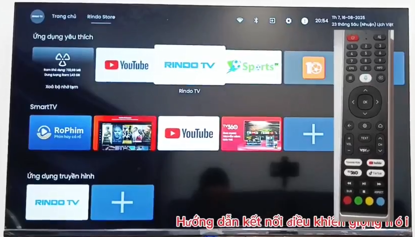Hướng dẫn kết nối giọng nói bluetooth – điều khiển phím mũi tên đen 2025