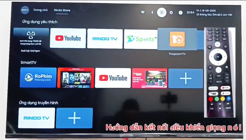Hướng dẫn kết nối giọng nói bluetooth – điều khiển phím mũi tên trắng 2025
